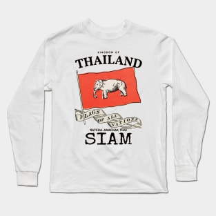 Antique Flag of Thailand Long Sleeve T-Shirt